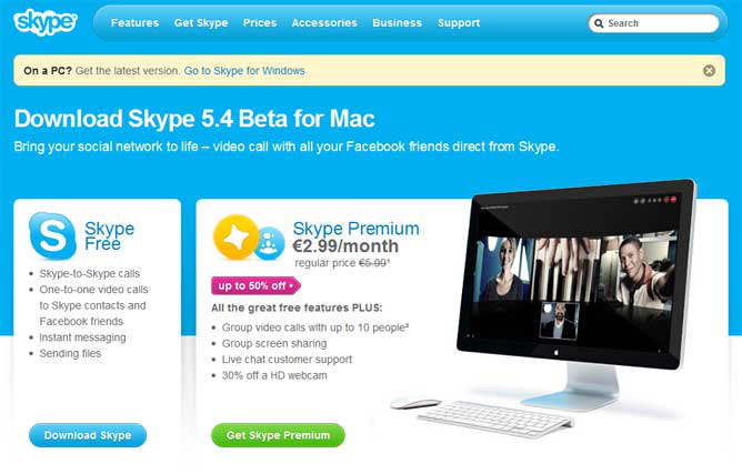 skype for business mac beta